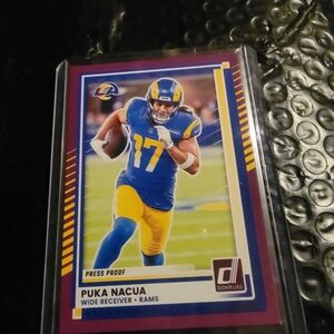 Puca Nacua Press Proof Card